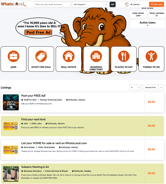 New Fairbanks Classifieds Directory